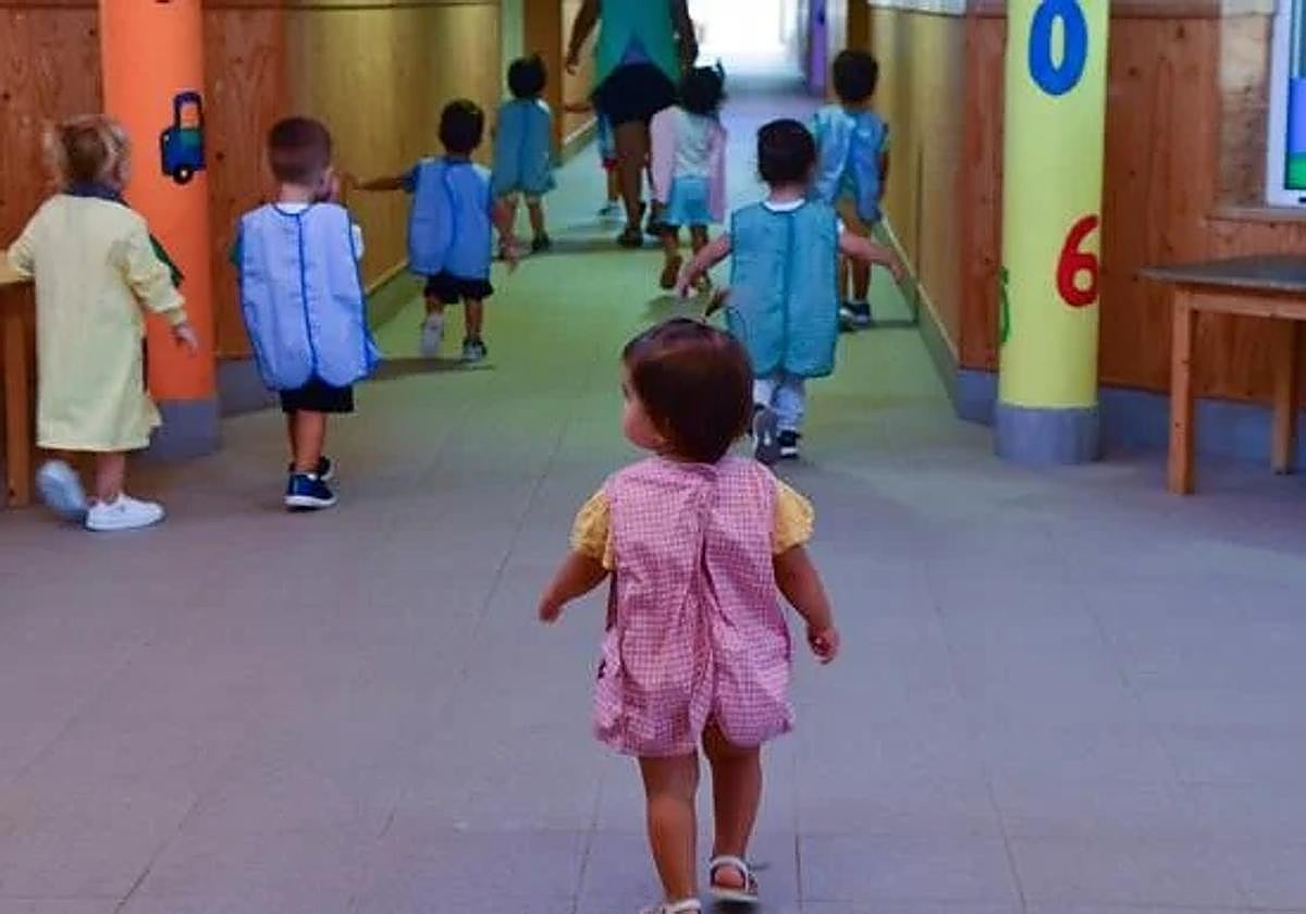 Foto de archivo de una escuela infantil en Canarias.