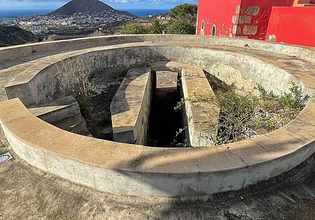 Parte superior del Ingenio de Trapiche Blanco.