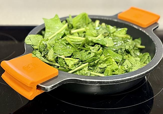 Añadimos las espinacas