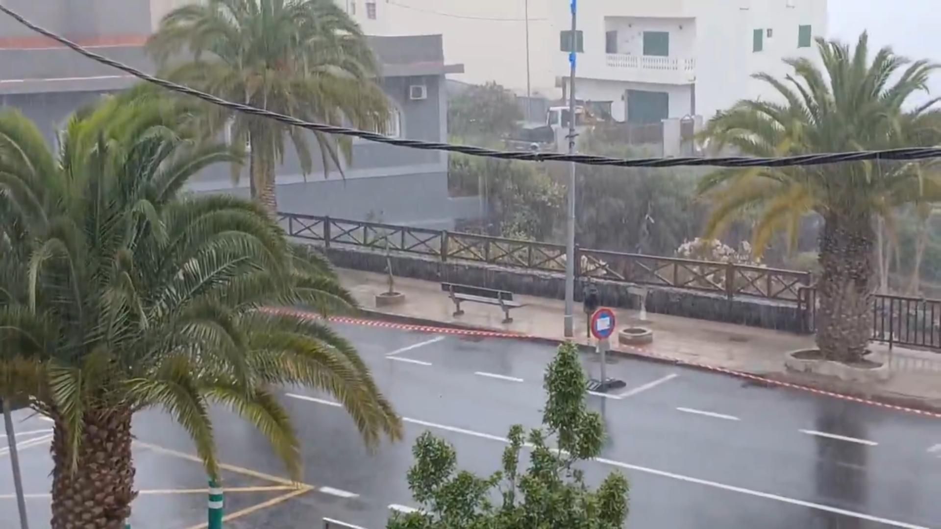 La llegada de la borrasca Claudia, en imágenes