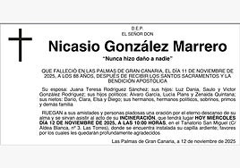 Nicasio González  Marrero