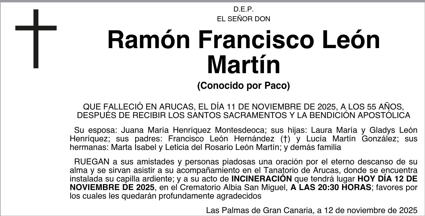 Ramón Francisco León Martín