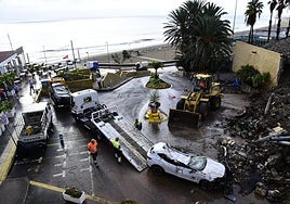 Así fue la caída del muro en San Bartolomé de Tirajana