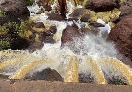 Los estragos de la borrasca Claudia en Canarias
