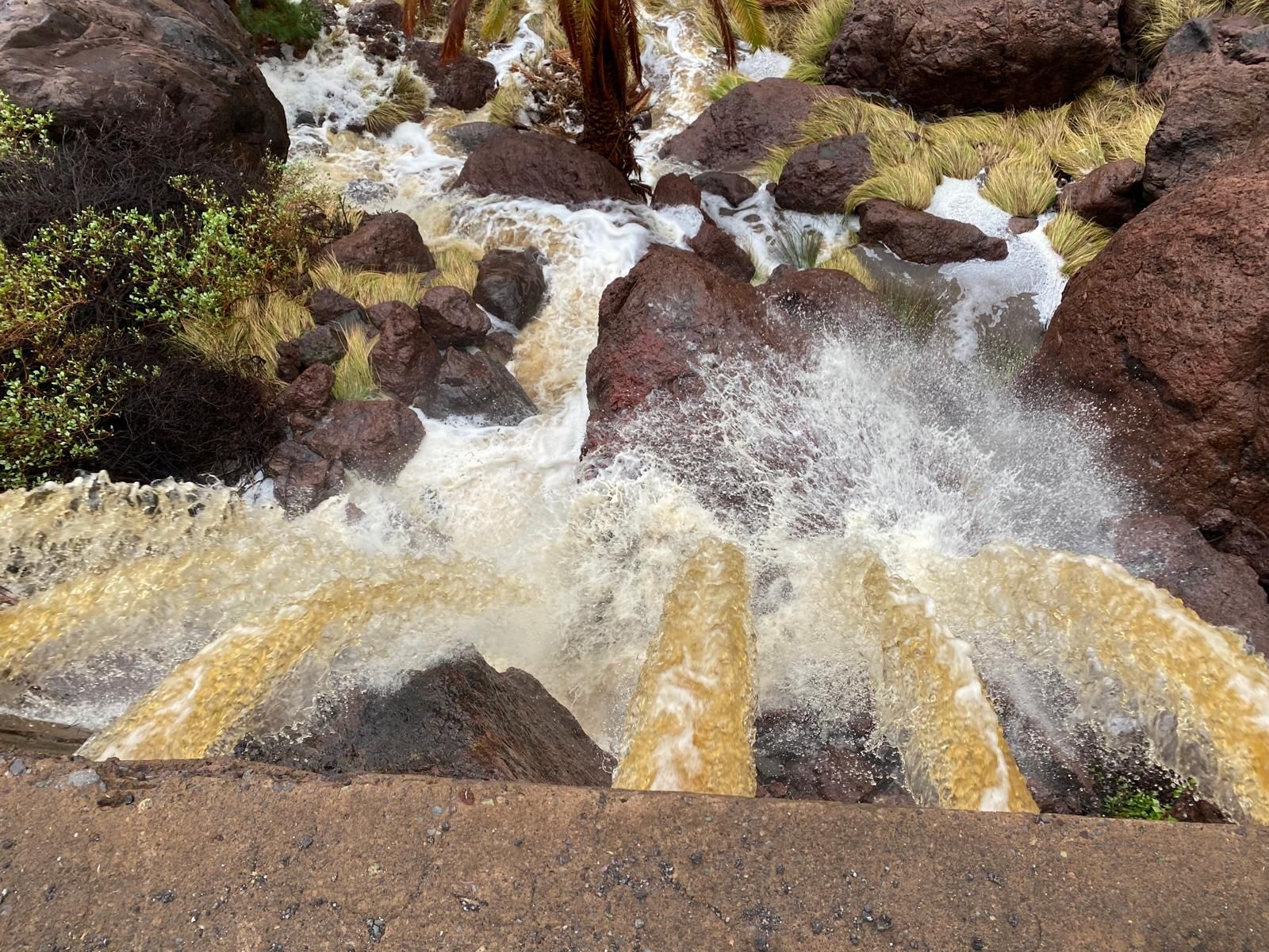 Los estragos de la borrasca Claudia en Canarias