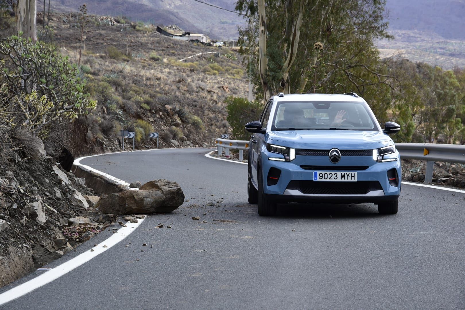 Los estragos de la borrasca Claudia en Canarias