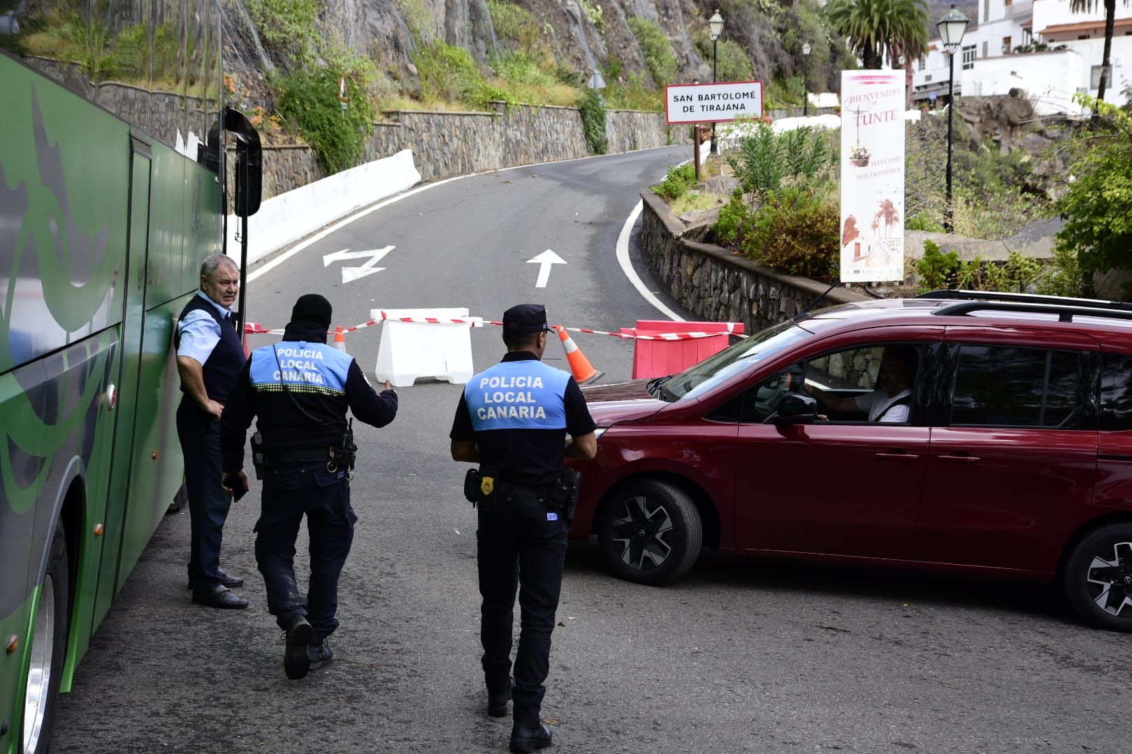 Los estragos de la borrasca Claudia en Canarias