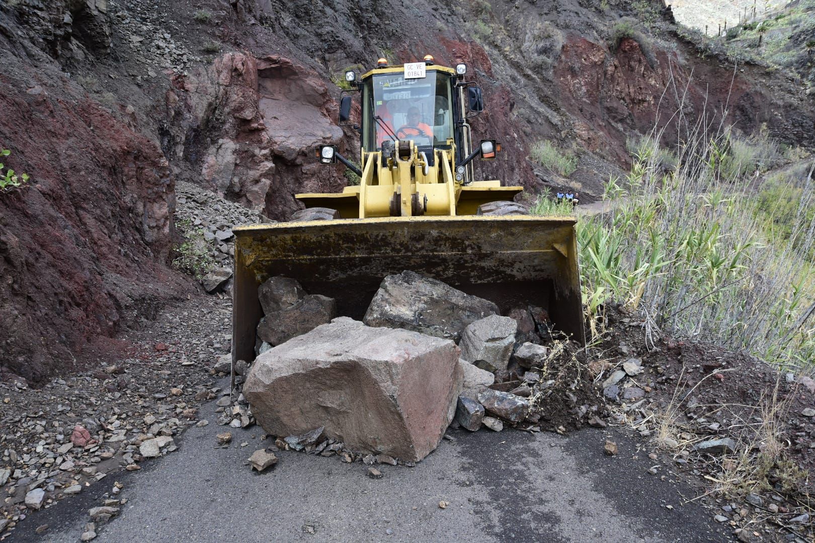 Los estragos de la borrasca Claudia en Canarias
