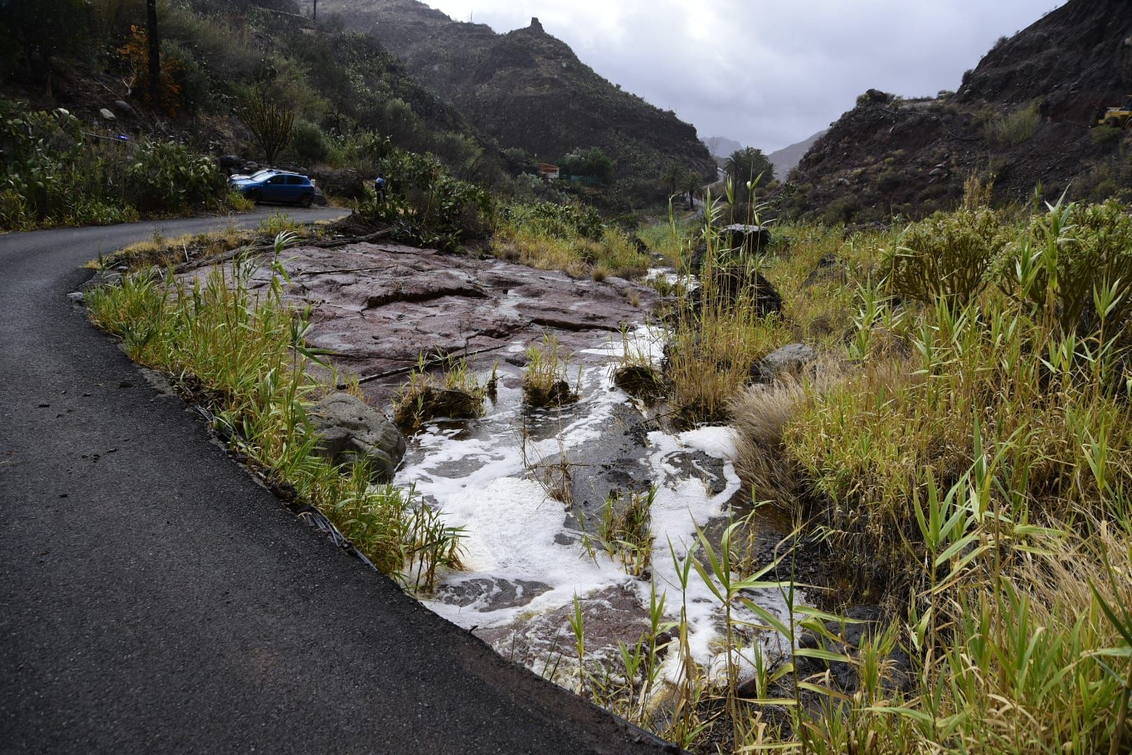 Los estragos de la borrasca Claudia en Canarias