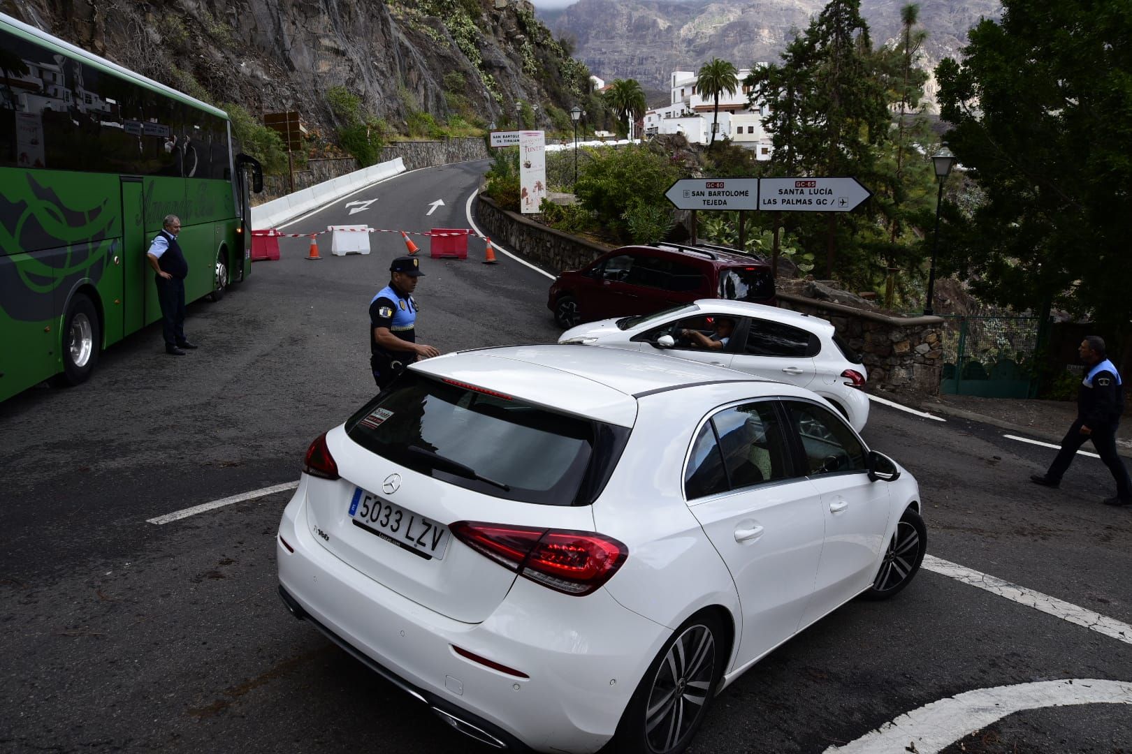 Los estragos de la borrasca Claudia en Canarias