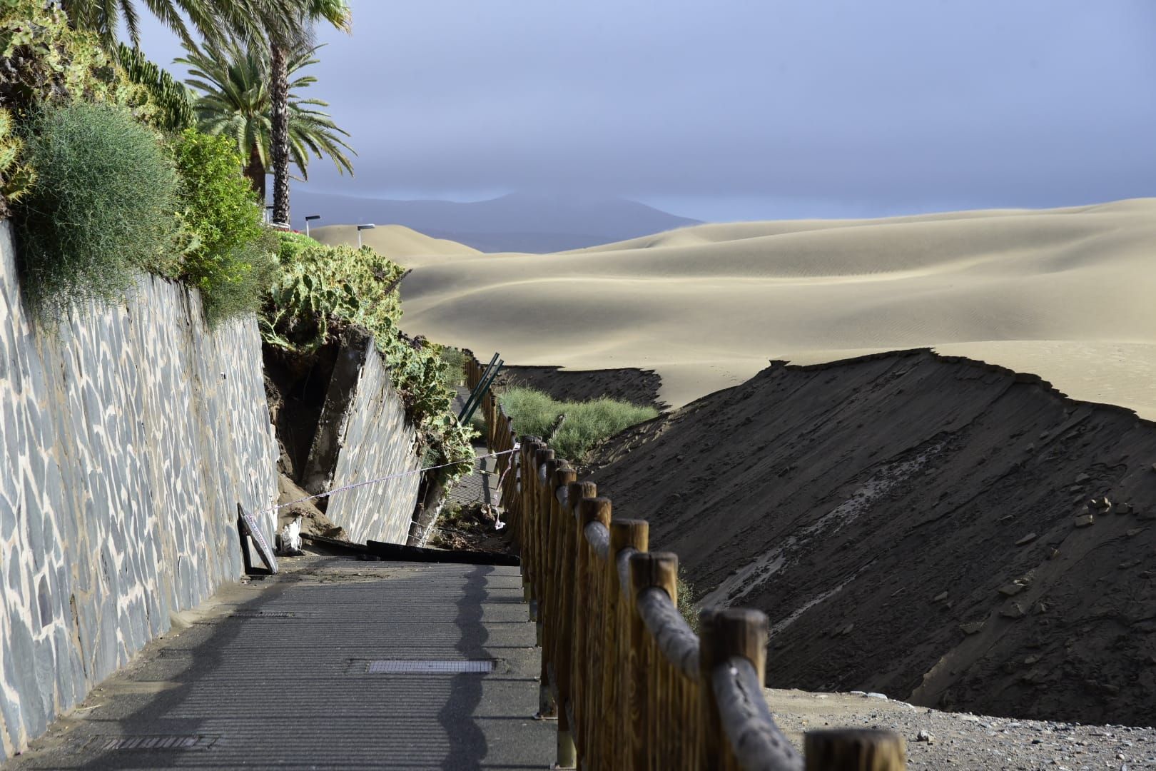 Los estragos de la borrasca Claudia en Canarias