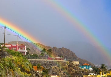 La borrasca Claudia dejó las imágenes de lluvia más espectaculares en La Palma