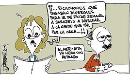 Viñeta de Morgan publicada el 14 de noviembre de 2025 en CANARIAS7.