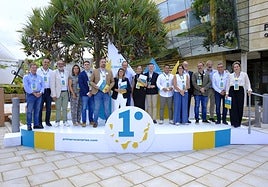 Imagen de archivo de los dirigentes de Municipalistas Primero Canarias durante el congreso constituyente de octubre.