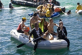 Imagen de archivo de la Dinghy Race.