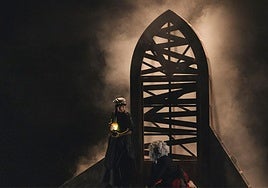 Una escena de 'La Umbría', en su estreno en el Cuyás en 2022.