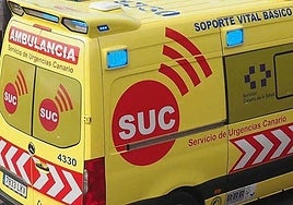 Ambulancia del Servicio de Urgencias Canario (SUC).