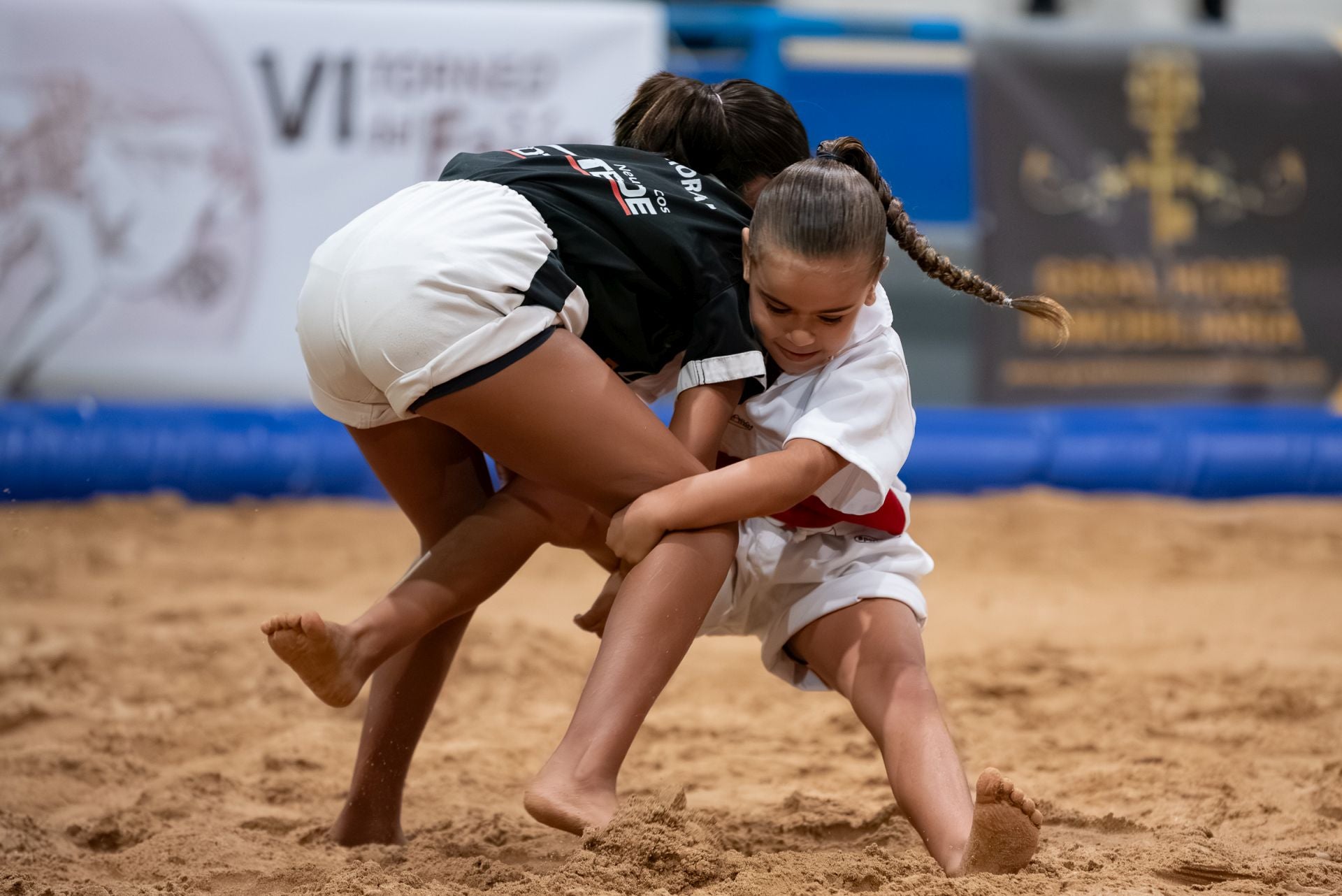 Espectáculo con el torneo Fajín de Lucha Canaria