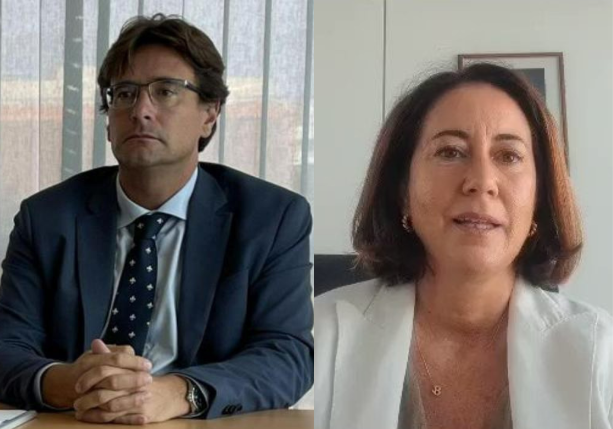 Juan Avello (izquierda) y Belén Sánchez, en una imagen de archivo.