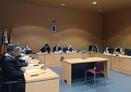Imagen de la Sala donde se celebró el juicio este martes.