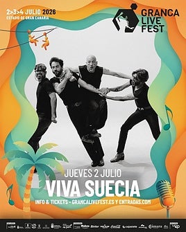 Cartel anunciando a Viva Suecia.