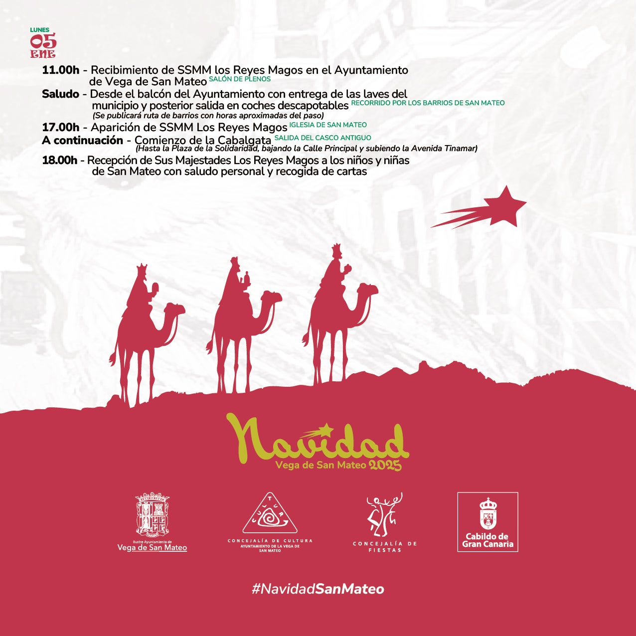 Imagen secundaria 2 - Programa de Navidad en San Mateo 2025: encendido del alumbrado, belenes, actividades y conciertos