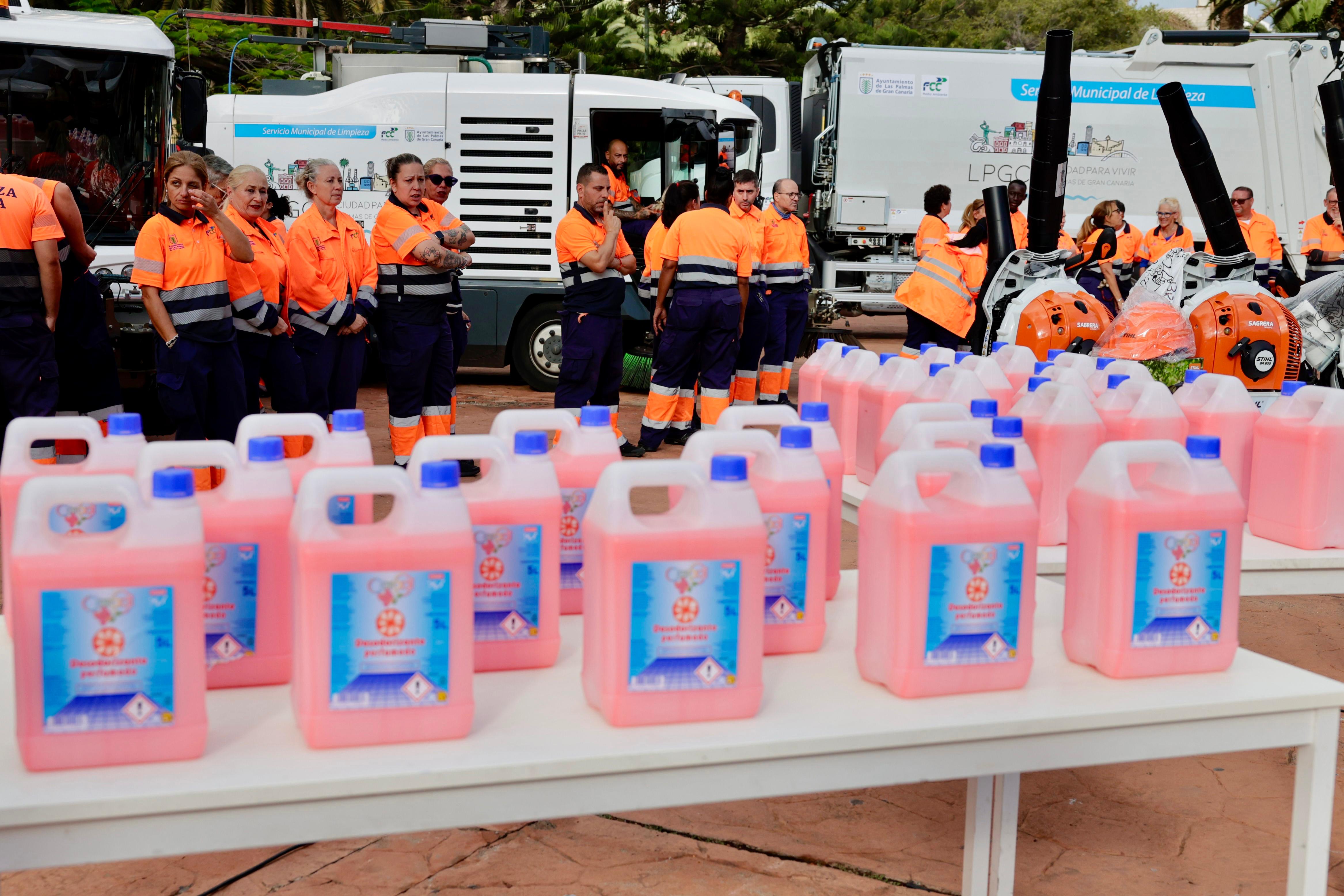 El Ayuntamiento de Las Palmas de Gran Canaria anuncia novedades y mejoras del nuevo contrato de higiene urbana