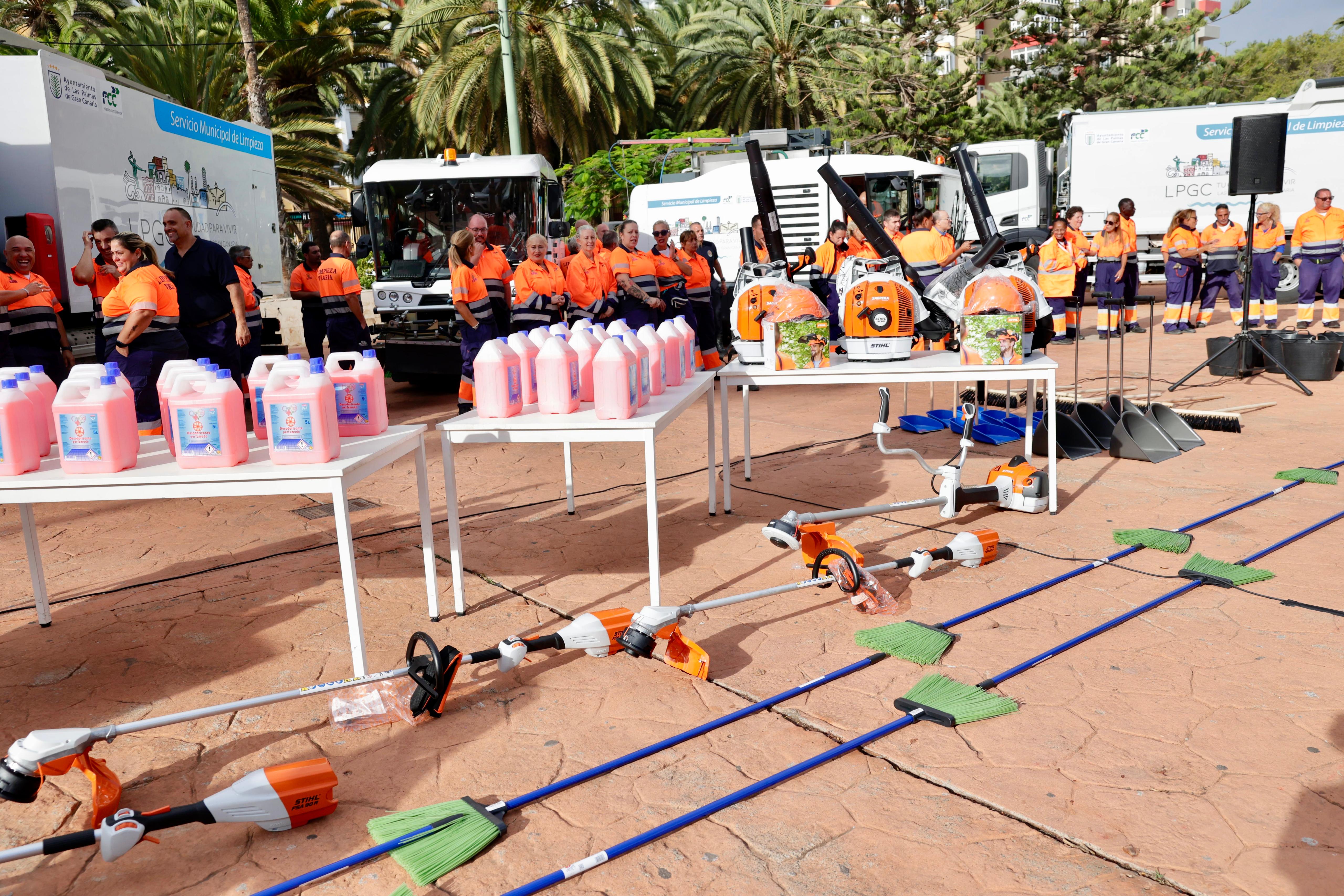 El Ayuntamiento de Las Palmas de Gran Canaria anuncia novedades y mejoras del nuevo contrato de higiene urbana