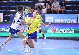 Maja Portillo, en un partido.