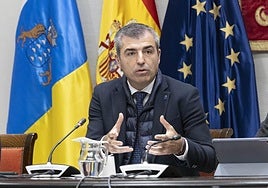 El vicepresidente de Canarias, Manuel Domínguez.