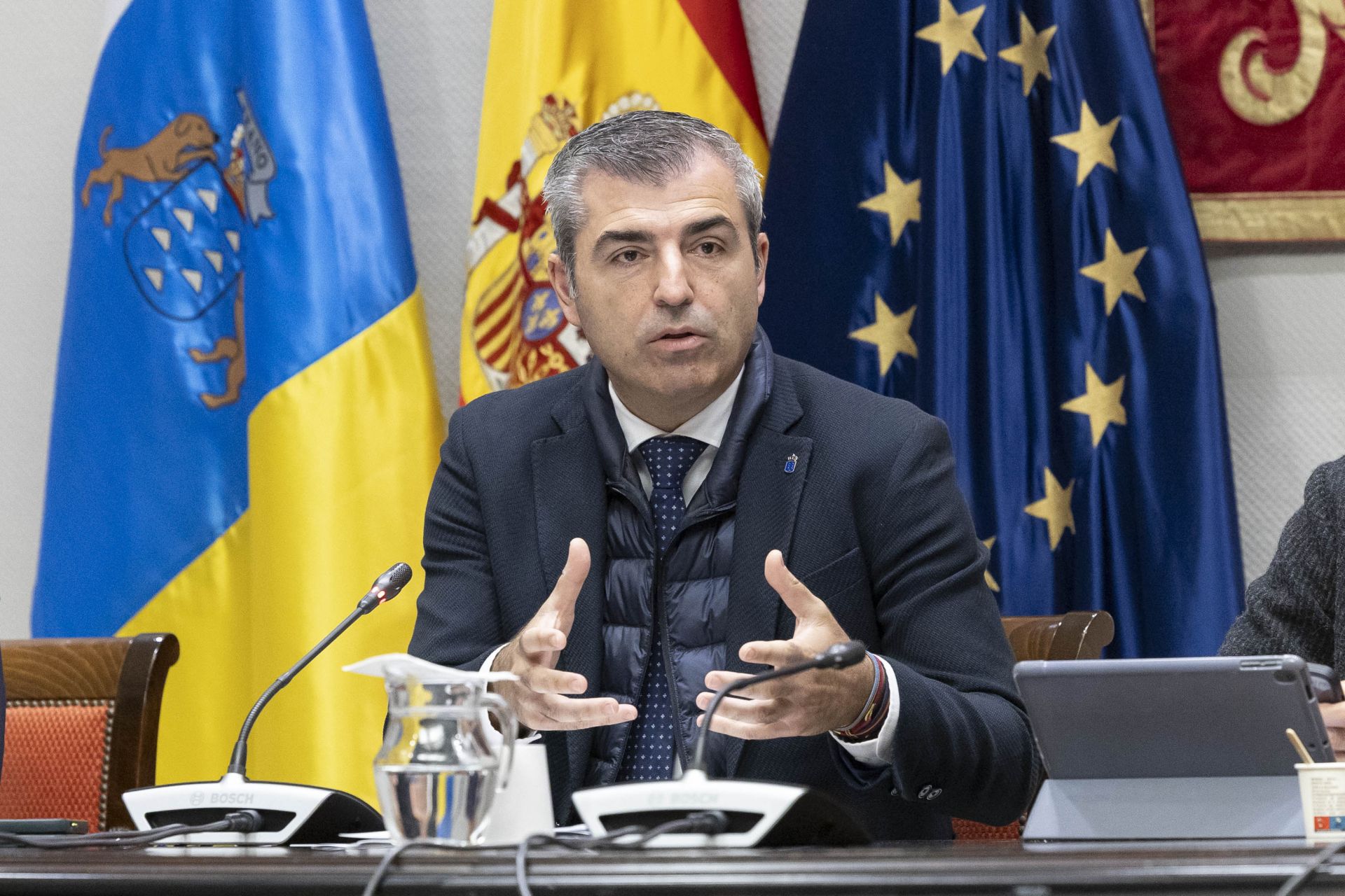 El vicepresidente de Canarias, Manuel Domínguez.