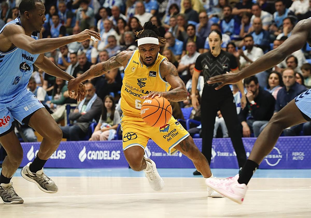 Andrew Albicy, durante un partido del Dreamland Gran Canaria.