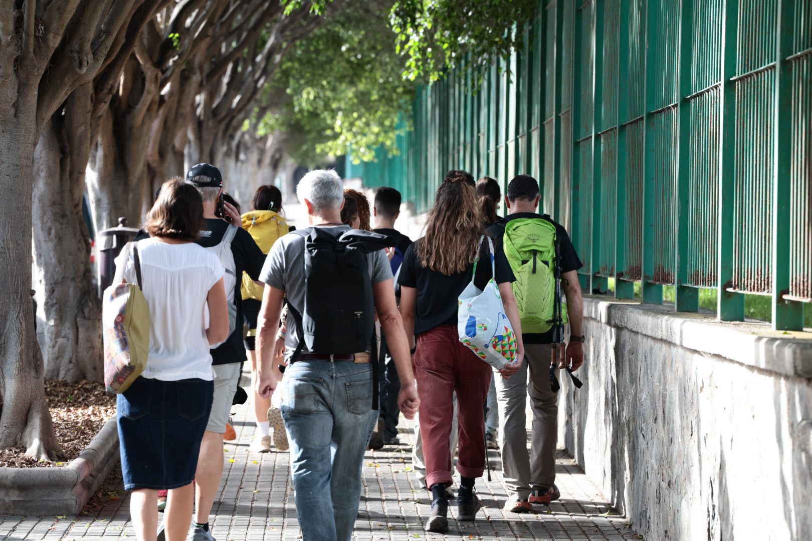 Así fue el recorrido a pie por Las Palmas de Gran Canaria