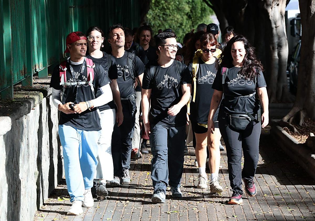 Así fue el recorrido a pie por Las Palmas de Gran Canaria