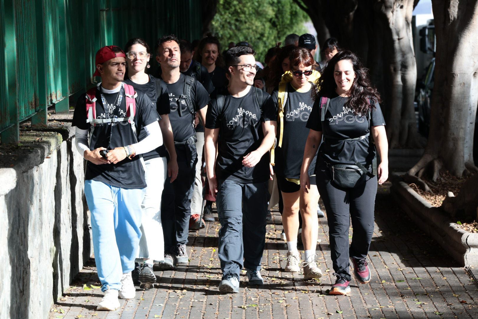 Así fue el recorrido a pie por Las Palmas de Gran Canaria