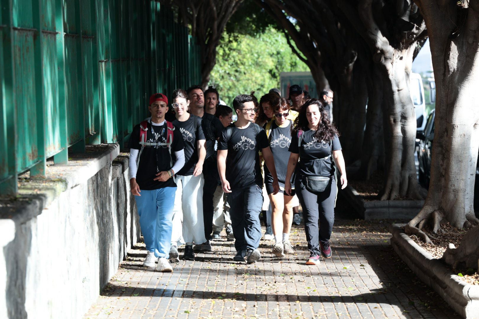 Así fue el recorrido a pie por Las Palmas de Gran Canaria