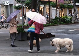 Las Palmas de Gran Canaria bajo la lluvia