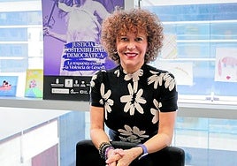 Auxiliadora Díaz, en su despacho del juzgado de violencia sobre la mujer de Las Palmas.