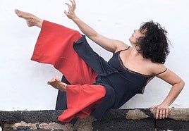 La bailarina Ángeles Padilla.