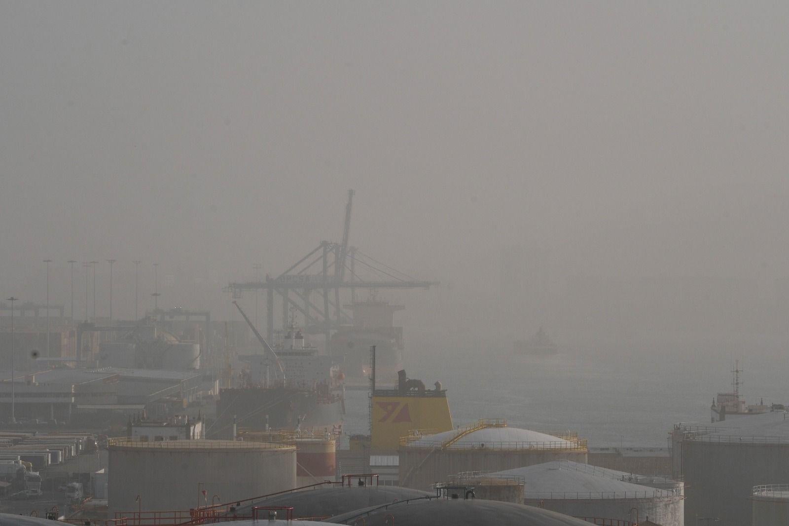 Jornada de calima en Gran Canaria