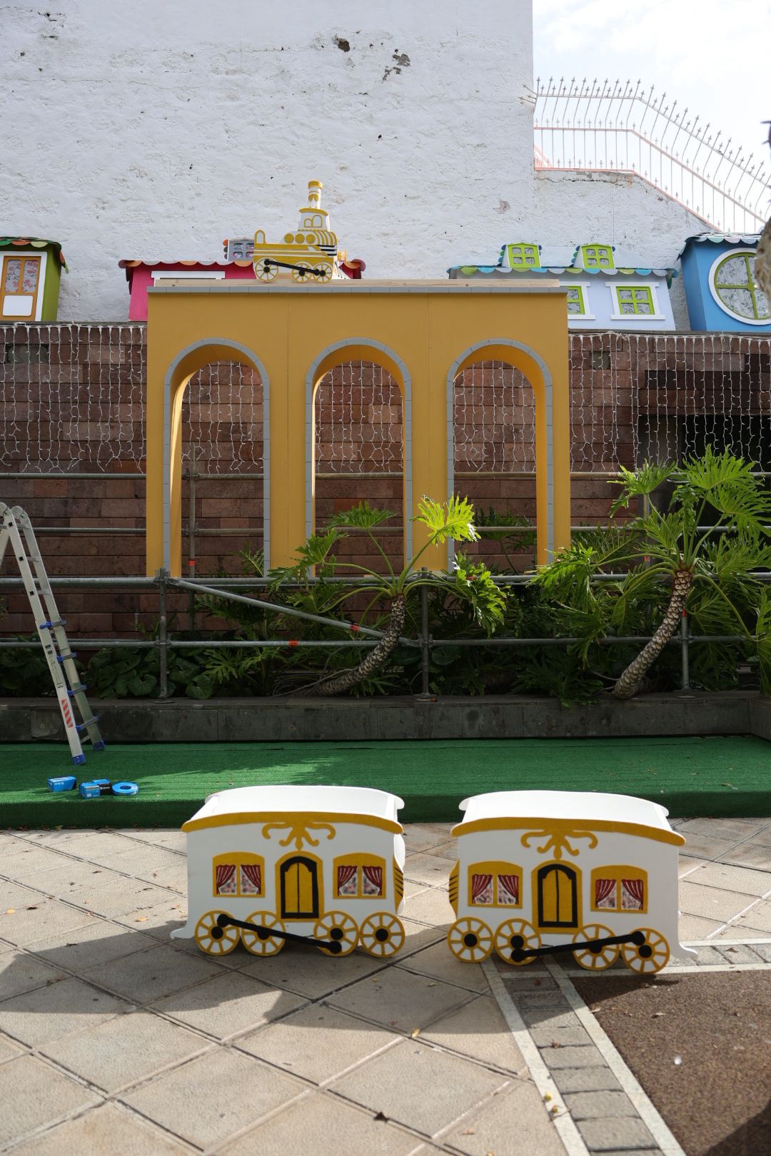 Los preparativos de Gáldar para iluminar la Navidad, en imágenes