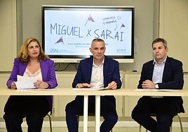 Isabel Mena, Víctor Navarro y Ruymán Santana presentaron la campaña de Global.