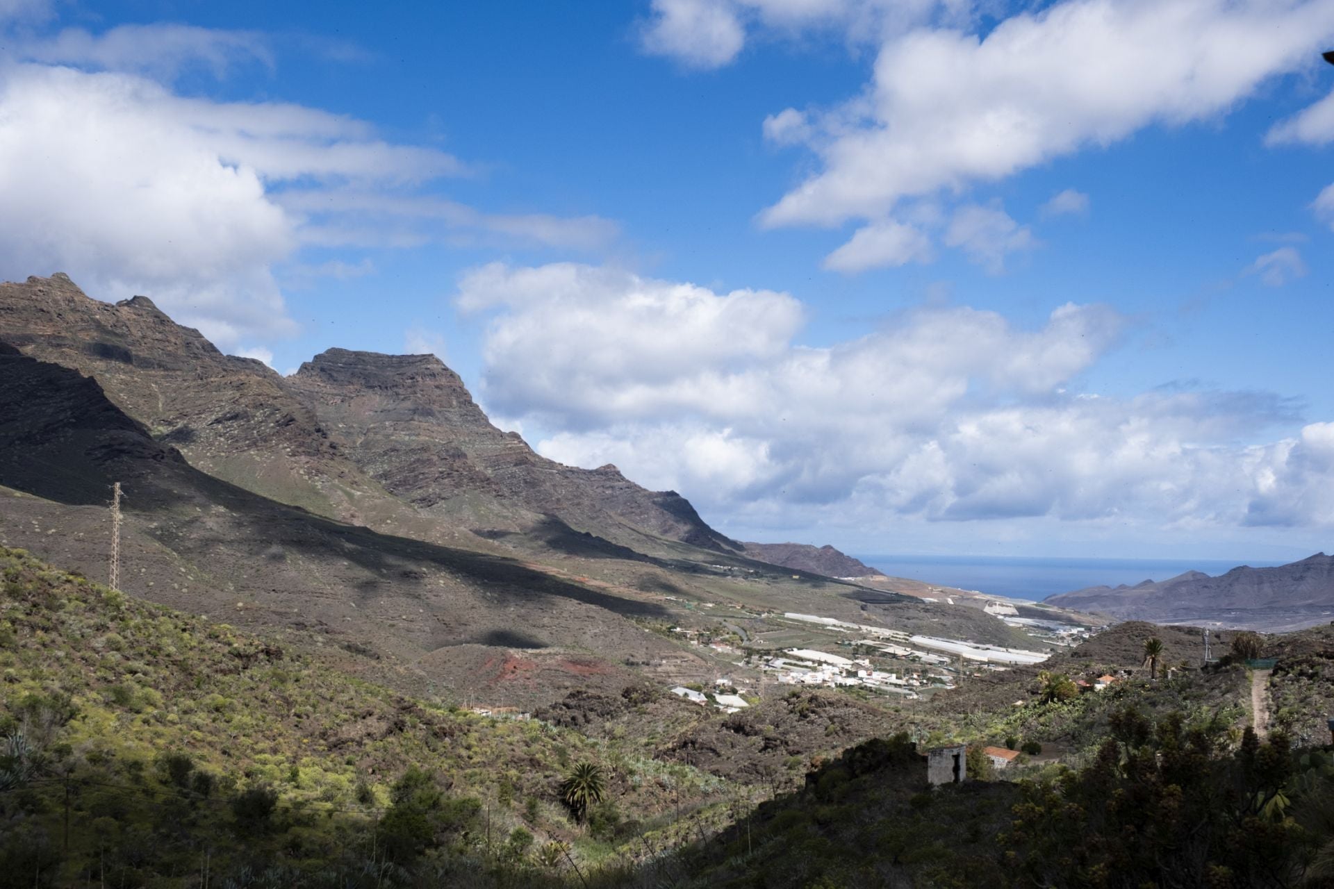 Imagen panorámica de La Aldea de San Nicolás.