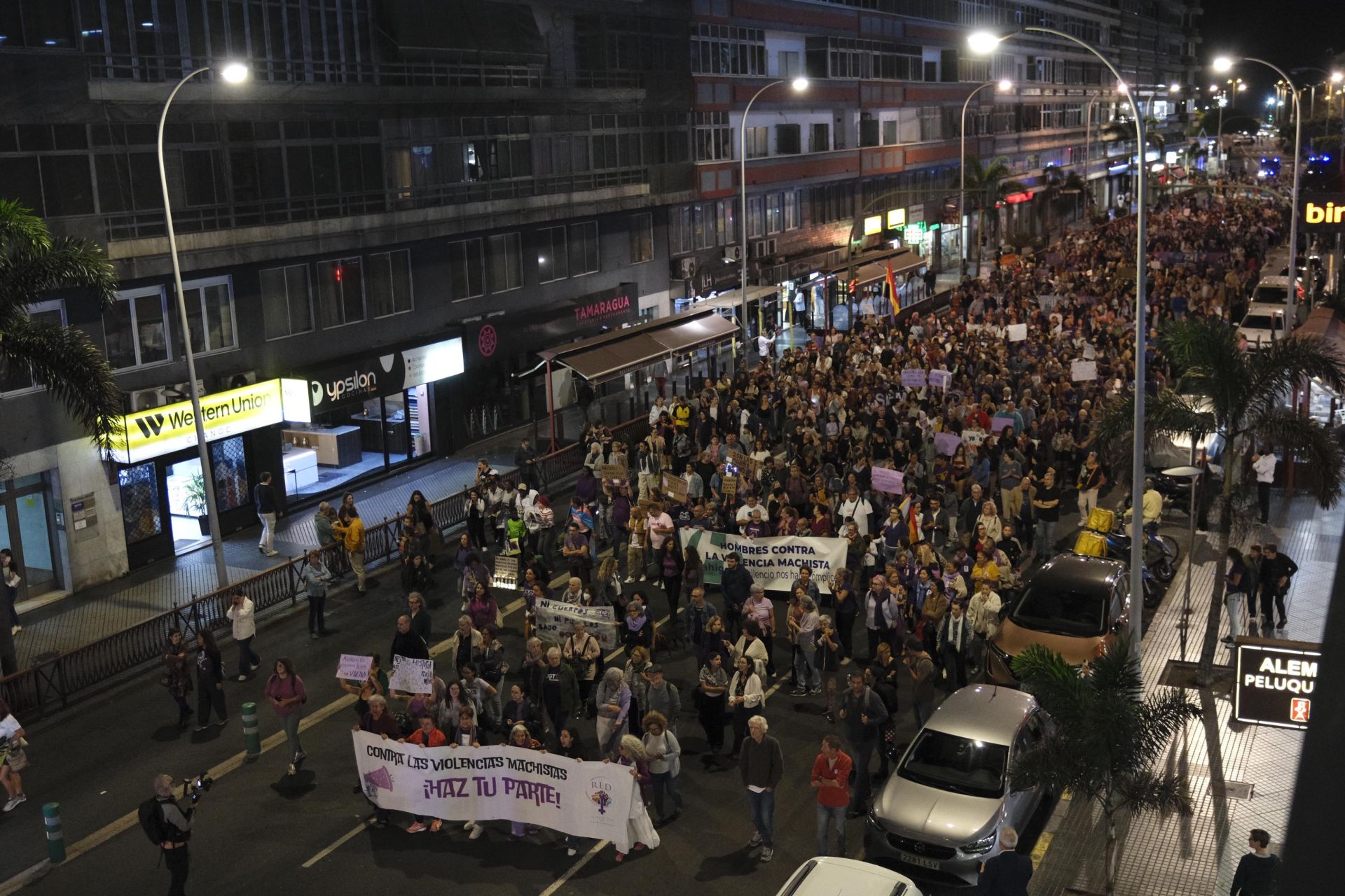 La manifestación del 25N, en imágenes