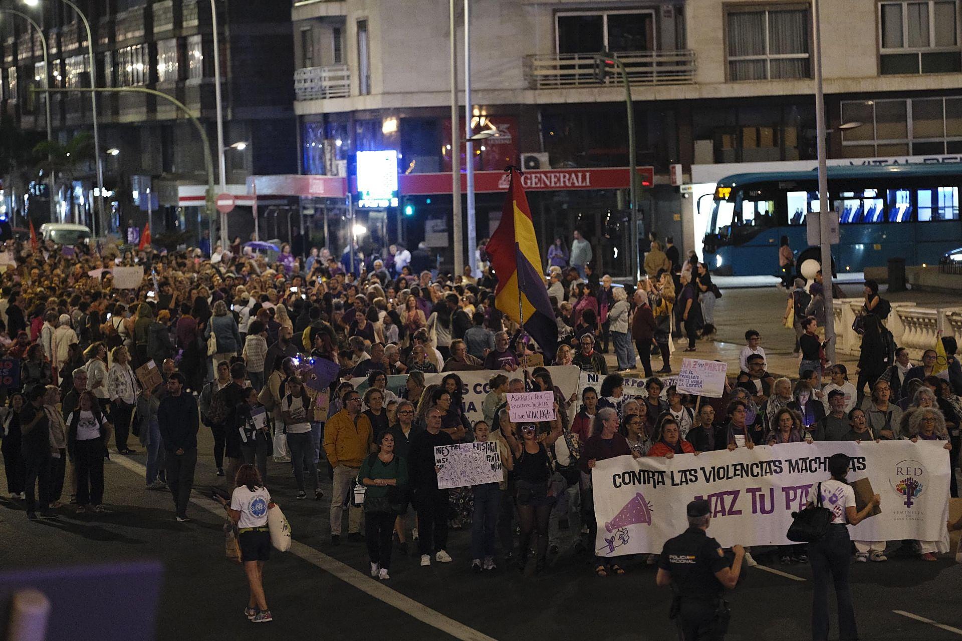 La manifestación del 25N, en imágenes
