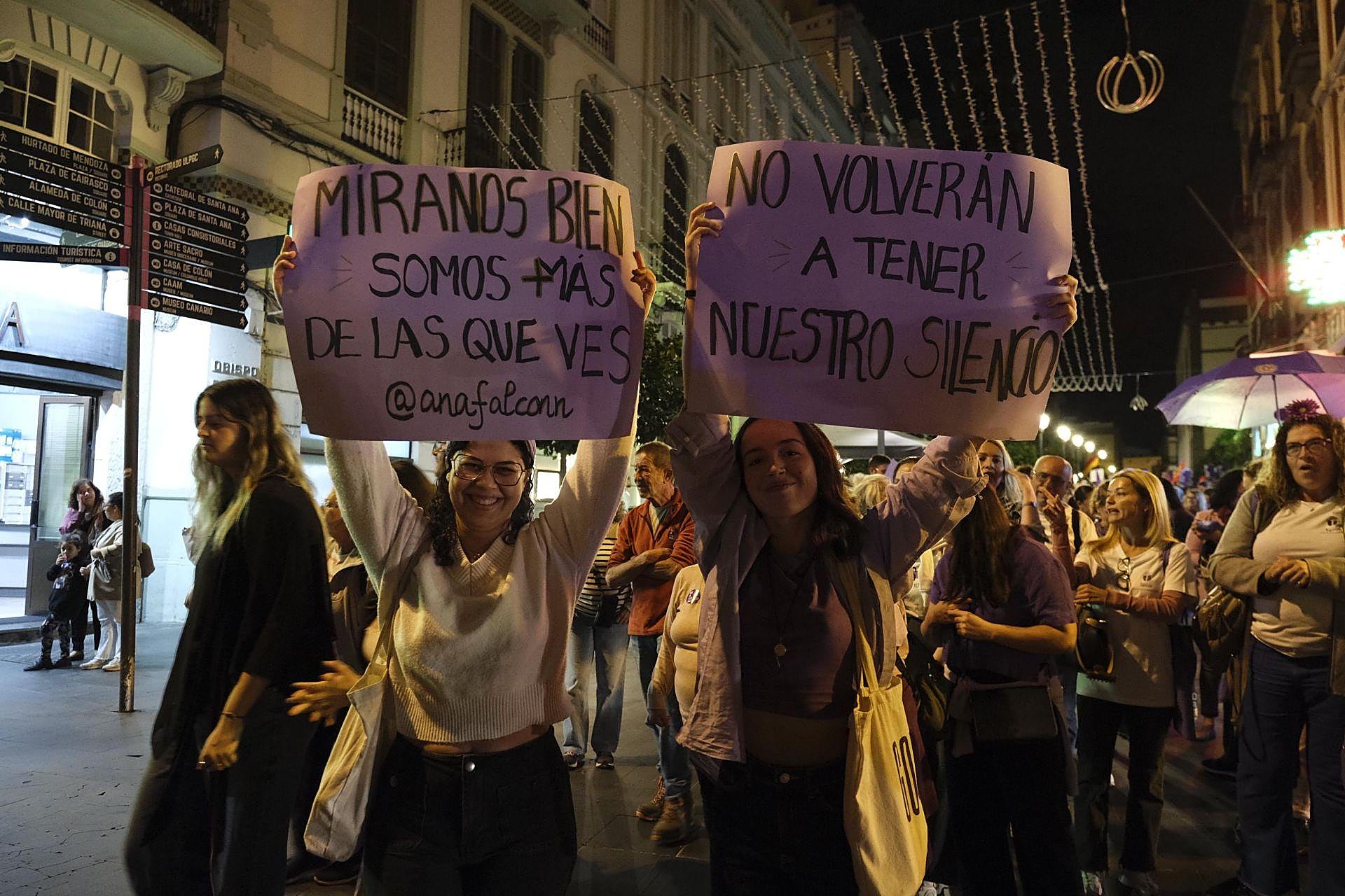 La manifestación del 25N, en imágenes