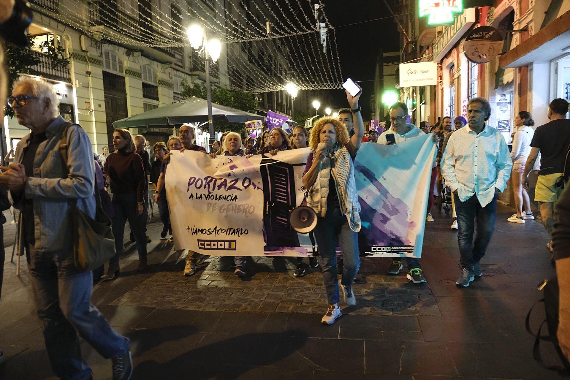 La manifestación del 25N, en imágenes
