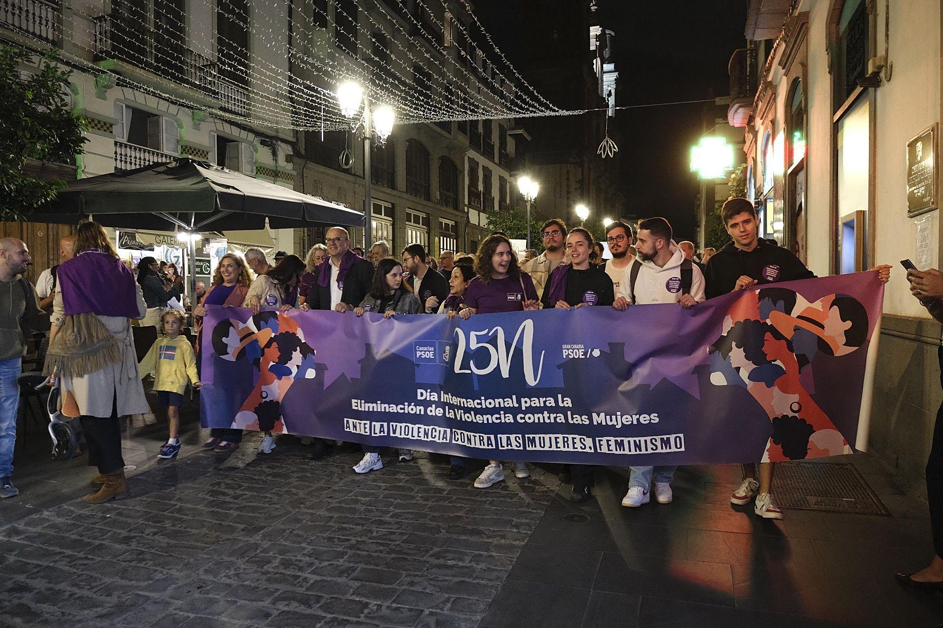 La manifestación del 25N, en imágenes
