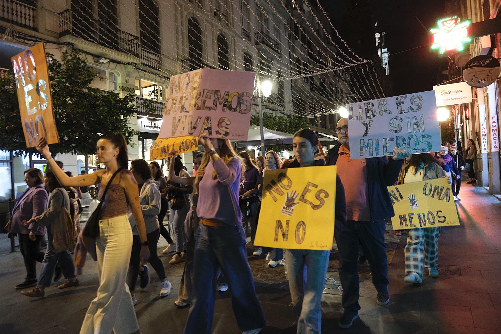La manifestación del 25N, en imágenes