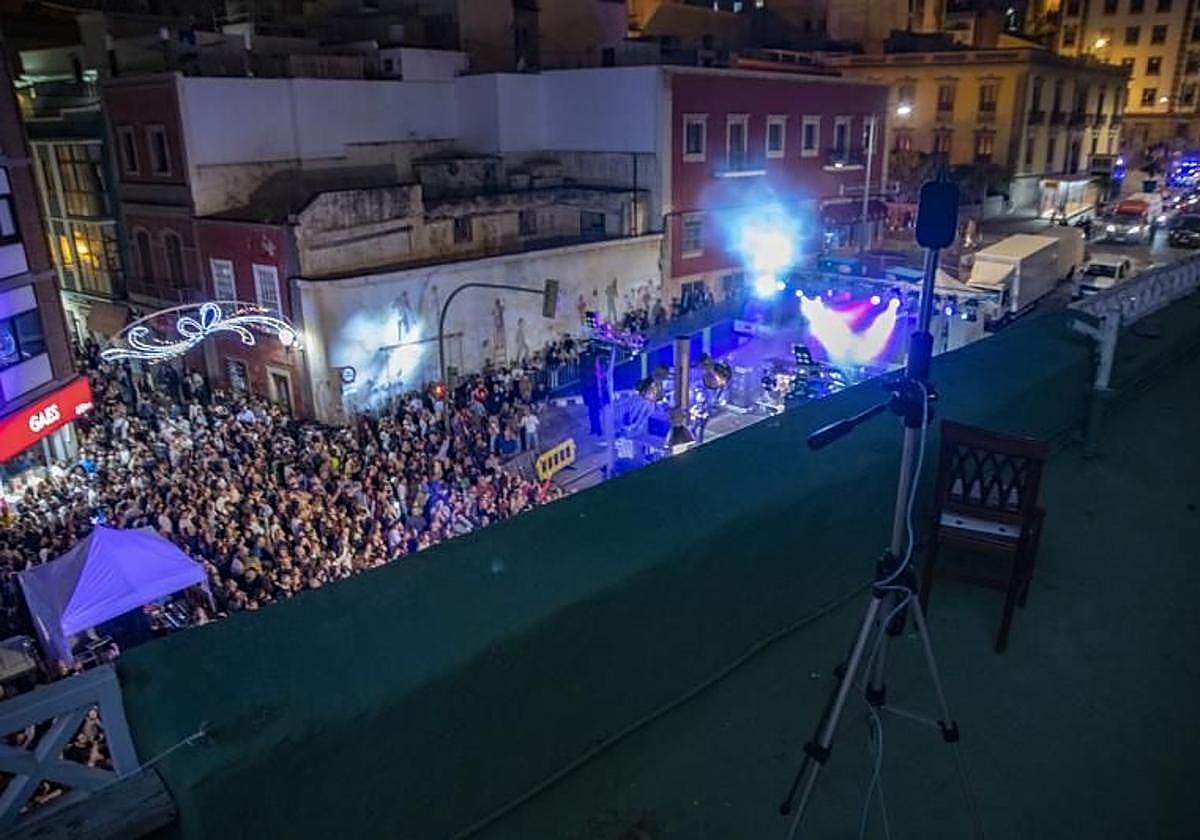 Noche de Reyes en Triana, en Las Palmas de Gran Canaria.